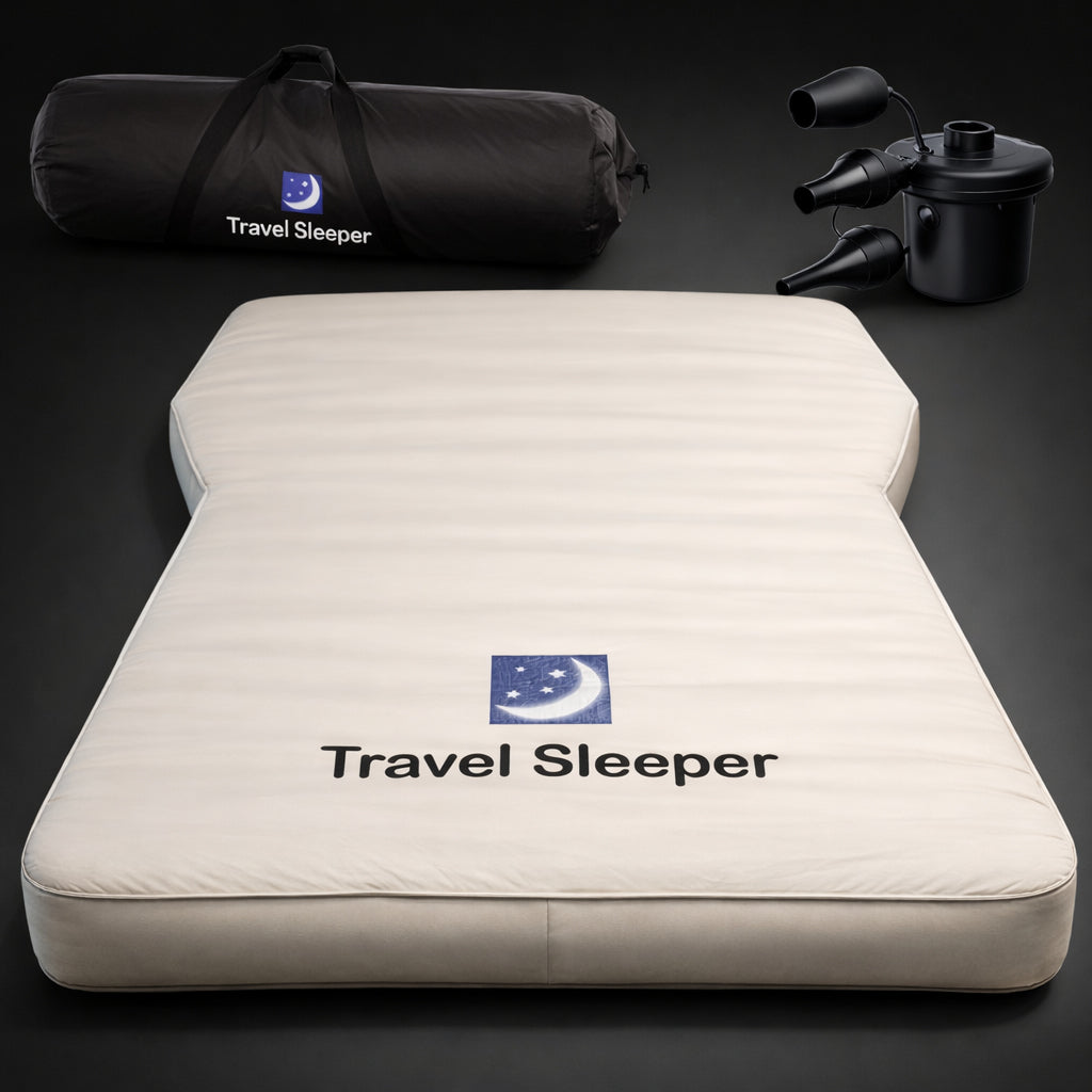 Travel Sleeper Self-Inflating 5 inch Mattress With Air Pump + Storage Bag